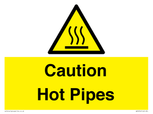 Caution Hot Pipes